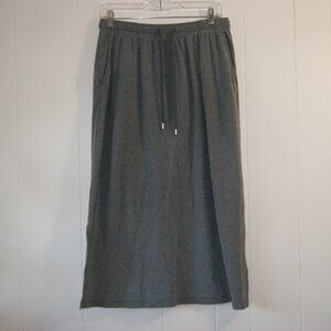 Woman Within || Women's Gray Knit Skirt || Size MP